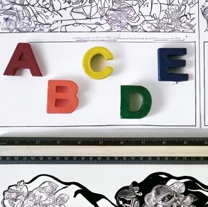 Alphabet Crayon Set Personalized Gift Spell a Name in Any Color